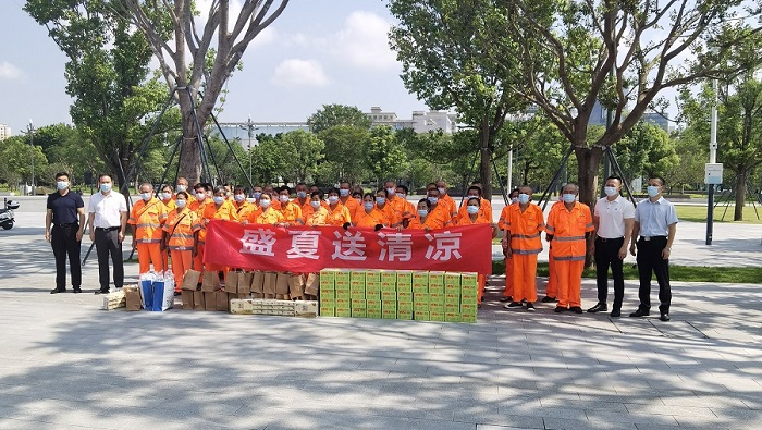 情係一線員工 | 炎炎夏日送清涼